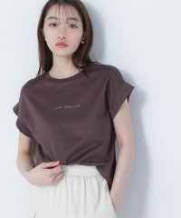 NATURAL BEAUTY BASIC/切替スリーブロゴTシャツ/508090858