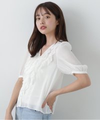 PROPORTION BODY DRESSING/フリル楊柳ブラウス/508115841