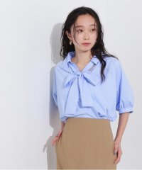 N Natural Beauty Basic/スキッパーリボンタイ半袖ブラウス/508115875