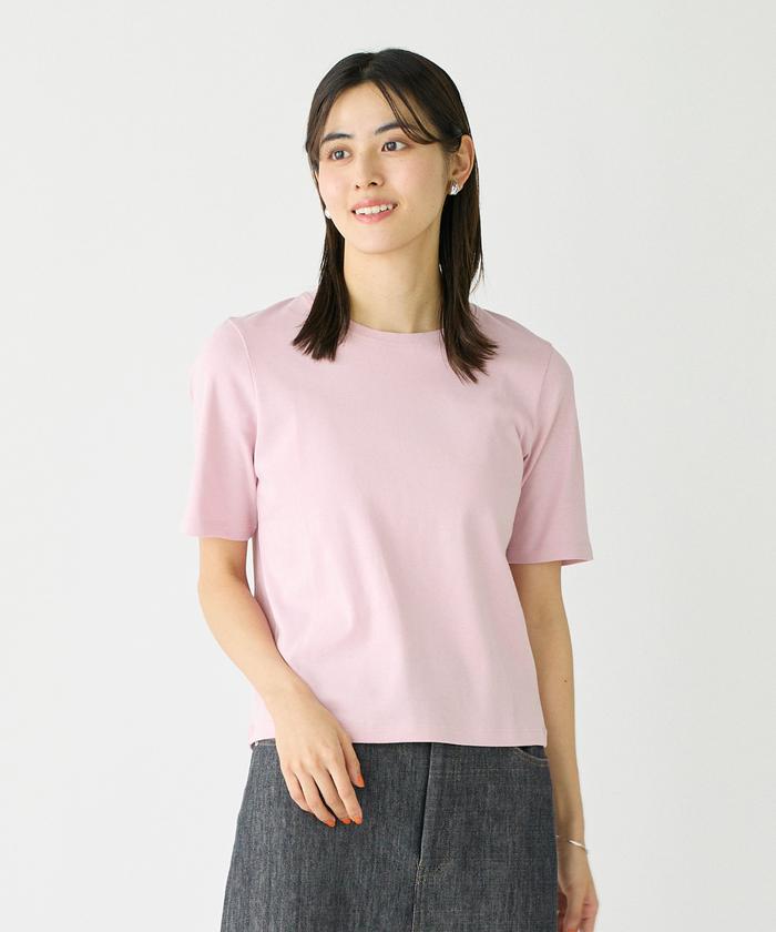 tシャツ クルーネックTシャツ「スビン綿MIXフライス」 レディース クルーネックTシャツ《スビン綿MIXフライス》(508115908