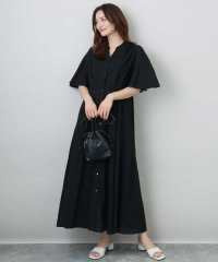 MK MICHEL KLEIN/キーネックコットンワンピース/洗える/508117276