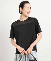 MICHEL KLEIN/[通勤]シアー切替ブラウソー/508117306
