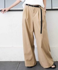 MICHEL KLEIN/タックワイドチノパンツ/508117307