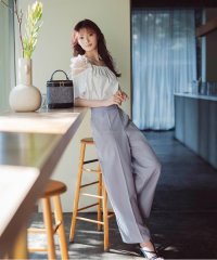 PROPORTION BODY DRESSING/パールサス付きワイドパンツ/508117334