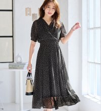 Alotta/アロッタ Alotta インナー付カシュクールワンピース/507019318
