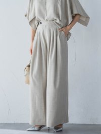 LAUTREAMONT/ロートレアモン LAUTREAMONT タックワイドパンツ≪セットアップ対応/洗濯機で洗える≫/508103160