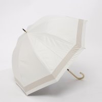 cache nez/カシュネ cache nez 【晴雨兼用】【日傘】UV カット率99％以上 PU切り継ぎボーダーバルーンショートパラソル/508104509
