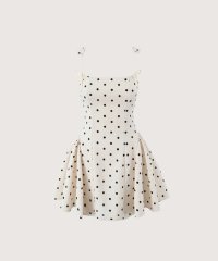LA POMME petit/ラポミ プチ LA POMME petit Dots Princess Peplum Cami Dress/508118799