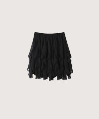 LA POMME petit/ラポミ プチ LA POMME petit Asymmetry Flared Lace Skirt/508118808