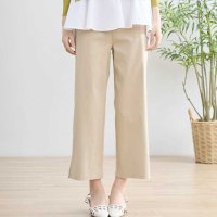 ica/アイカ ica クロップドパンツ ストレッチパンツ アンクルパンツ イージーパンツ スリットパンツ ガウチョパンツ 七分丈 ゆったり 上品 きれいめ カジュアル/508118818