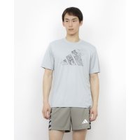 adidas/アディダス adidas メンズ 半袖機能Tシャツ M CE LOGO ポリ Tシャツ AP JW8949 (グレー)/508118845
