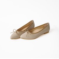 pointer/ポインター pointer [ポインター] パンプス 本革 バレエシューズ レディース 靴 黒 日本製 シンプル PO1058/508118857