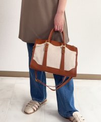 lus./ラスドット lus. 異素材コンビ2WAYボストンバッグ/508118859