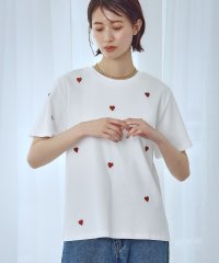 Ampirula/アンピルーラ Ampirula ハート刺繍Tシャツ/508118866