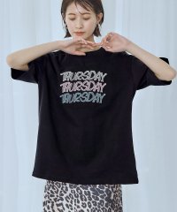 Ampirula/アンピルーラ Ampirula 【綿100％使用】刺繍メッセージTシャツ/508118867
