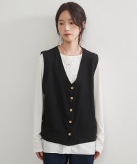On One's Own/オンワンズオン On One's Own ボタンたくさんのVネックベスト/508118888