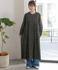 POU DOU DOU/プードゥドゥ POU DOU DOU シロツメクサ刺繍タックワンピース/508118890