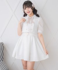 ROJITA/ロジータ ROJITA ダブルボタンレース切替ツイードワンピース/508118924
