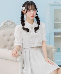 ROJITA/ロジータ ROJITA ダブルボタンレース切替ツイードワンピース/508118924