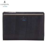 LANVIN en Bleu/ランバン オン ブルー LANVIN en Bleu 財布 二つ折り メンズ 本革 小銭入れ付き レノア ブラック 黒 518613/508119071