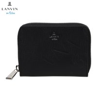 LANVIN en Bleu/ランバン オン ブルー LANVIN en Bleu 財布 二つ折り メンズ ラウンドファスナー 本革 小銭入れ付き バトラー ブラック 黒 519615/508119076