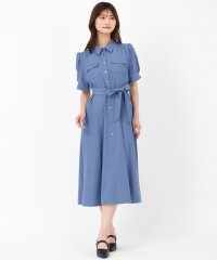 MISCH MASCH/ミッシュマッシュ MISCH MASCH 2025春夏新作 パフスリーブポケットシャツワンピース/508119160