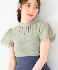 MISCH MASCH/ミッシュマッシュ MISCH MASCH 2025春夏新作 フレア袖ビスチェニット/508119169