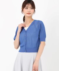 MISCH MASCH/ミッシュマッシュ MISCH MASCH 2025春夏新作 シアーカラーパフ袖カーディガン/508119174