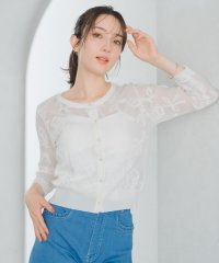 MISCH MASCH/ミッシュマッシュ MISCH MASCH 2025春夏新作 フラワージャガードカーディガン/508119175