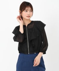 MISCH MASCH/ミッシュマッシュ MISCH MASCH 2025春夏新作 フリルシアーラメブルゾン/508119176