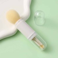 shoppinggo/ショッピングゴー shoppinggo メイクブラシ4本セット4in1 持ち運び 携帯 コスメ メイクアップ メイクブラシセット 化粧筆セット 化粧ブラシ 化粧/508119182