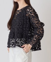 BEARDSLEY/リバーレースクロップドブラウス/508119256