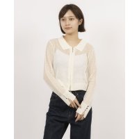 archives/アルシーヴ archives Wzipメッシュニットカーデ/508119748