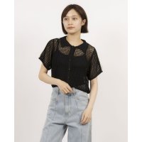 archives/アルシーヴ archives ラインメッシュハーフスリーブポロニット/508119749