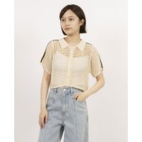 archives/アルシーヴ archives ラインメッシュハーフスリーブポロニット/508119749