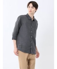 m.f.editorial/エムエフエディトリアル m.f.editorial リネン混 レギュラーカラー7分袖シャツ/508119917