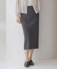 J.PRESS LADIES（LARGE SIZE）/【洗える】リブ ナロー スカート/508120051
