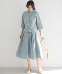 KUMIKYOKU（LARGE SIZE）/エンブロイダリーレース スカート/508120057