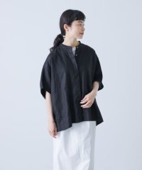 KAGURE/リネンスクエアケープシャツ/508120274