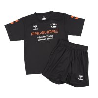 hummel/ヒュンメル hummel ジュニア Tシャツハーフパンツセット プリアモーレスーツ HJP1214SP (ブラック)/508120403