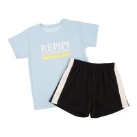 repipi armario/レピピアルマリオ repipi armario レディス REPIPI ARMRIO半袖Tシャツ＆パンツセット 144－893 (ブルー)/508120404