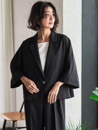 la.f.../ラ エフ la.f… 【WEB限定】セットアップジャケット≪洗濯機で洗える≫/508120692