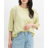 Honeys/ハニーズ Honeys 6分袖シアーロゴニット トップス ニット セーター ハニさら シアーニット ロゴニット 接触冷感 ウォッシャブル シアー素材 ロゴ レデ/508120727