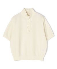 Ballsey/パールメッシュコンビ ポロカラープルオーバー/508121153