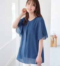 Alotta/アロッタ Alotta インナー付チューリップ袖チュニック/507046971