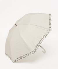 FURLA/フルラ FURLA  晴雨兼用日傘 折りたたみ傘 コンパクト 楽折 ハート裾刺繍 1級遮光/遮熱/UV/軽量 レディース /507891067