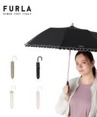 FURLA/フルラ FURLA  晴雨兼用日傘 折りたたみ傘 コンパクト 楽折 ハート裾刺繍 1級遮光/遮熱/UV/軽量 レディース /507891067