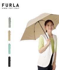 FURLA/フルラ FURLA 【軽量】雨傘 折りたたみ傘 コンパクト ジャガード モノグラムベア ロゴ UV /507891086