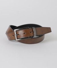 BLACK LABEL CRESTBRIDGE/サルカンチェックバックルアンティークレザーベルト/507952816