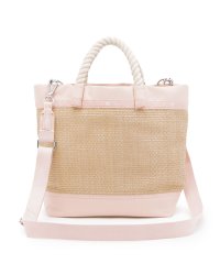 LeSportsac/TOP HANDLE CROSSBODYピーチブラッシュラフィア/508092246
